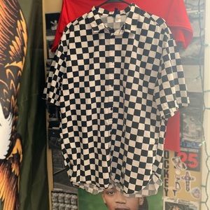 Checkerboard Button Up (9/10 Condition)